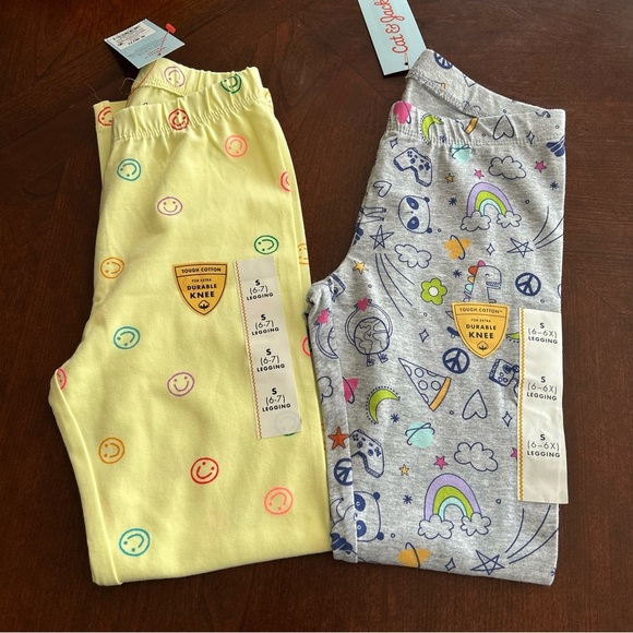 Cat & Jack | Set of 2 New Leggings - Picture 2 of 5